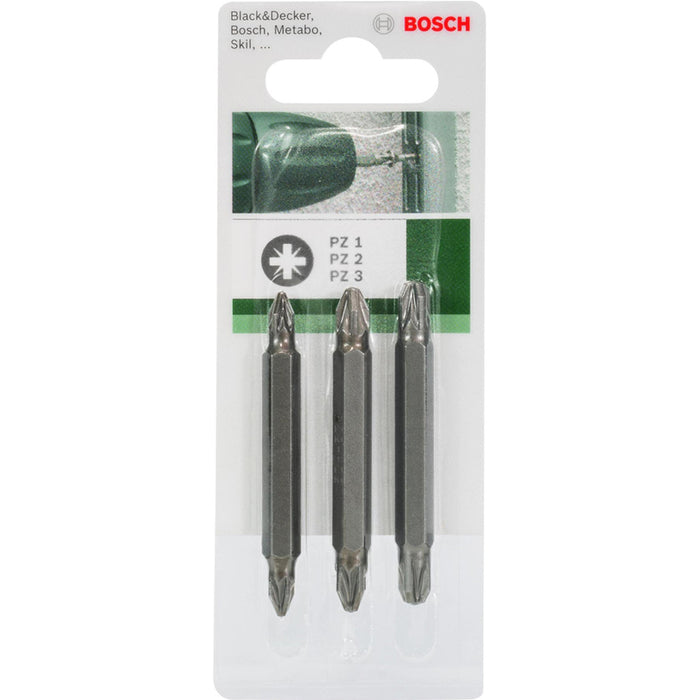 SET OF BOSCH PZ/PZ DOUBLE SIDED BITS