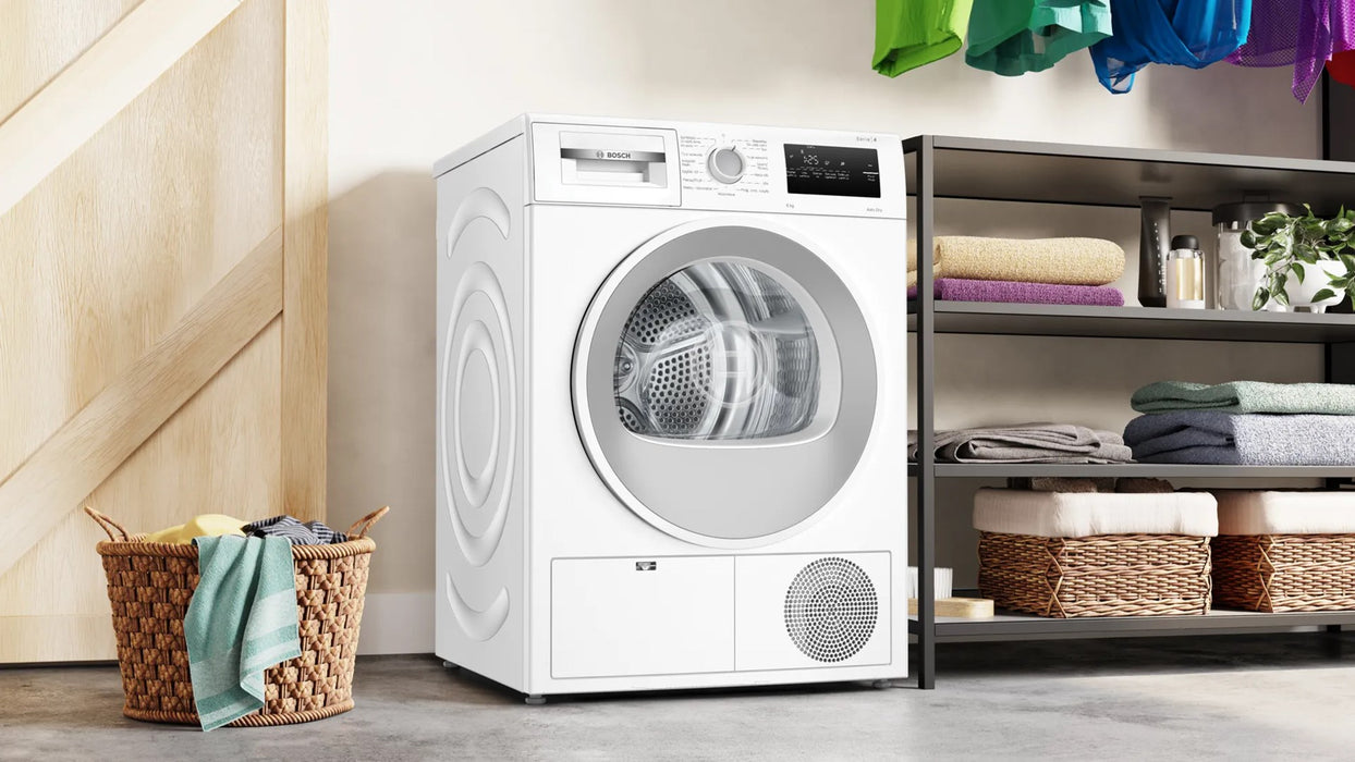 BOSCH WTH86277PL Heat Pump Washer Dryer 8kg White