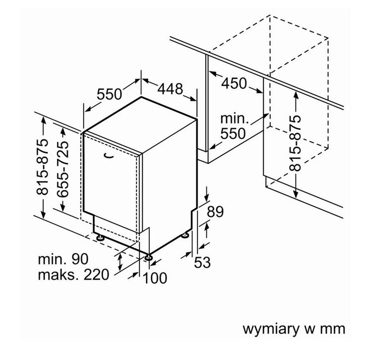 BOSCH SPV4HKX10E - built-in dishwasher