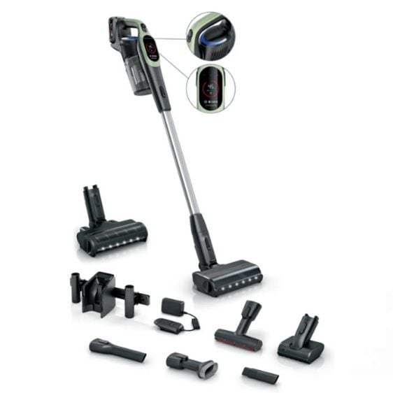 Battery vacuum cleaner BOSCH BCS931TQC Unlimited 9 Green