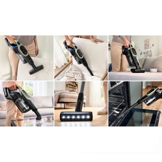 Battery vacuum cleaner BOSCH BCS931TQC Unlimited 9 Green
