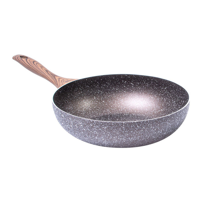 WOK PAN 28CM BRIO MOCCA MARBLE