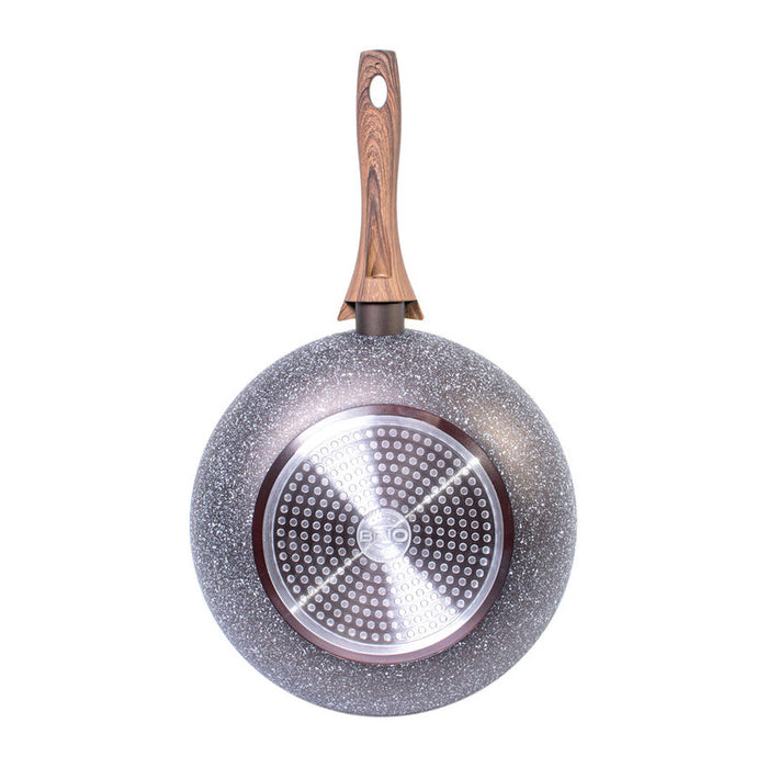 WOK PAN 28CM BRIO MOCCA MARBLE