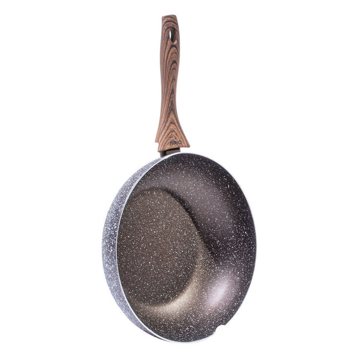WOK PAN 28CM BRIO MOCCA MARBLE