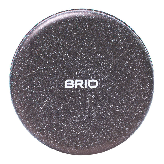 ROUND TRAY 28CM BRIO MOCCA MARBLE