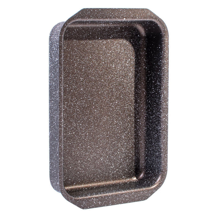 RECTANGULAR TRAY 34 X 24 X 7CM BRIO MOCCA MARBLE