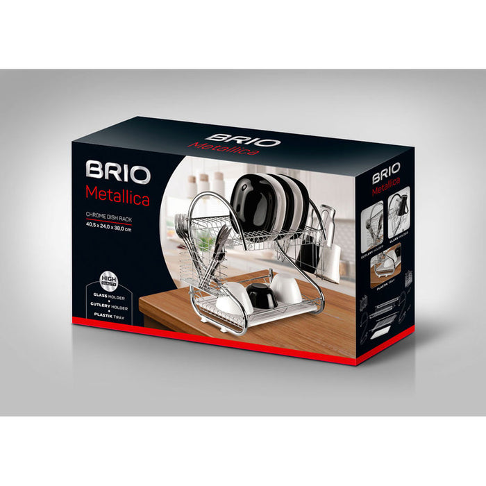 DRYER FOR DISHES 2 LEVELS BRIO