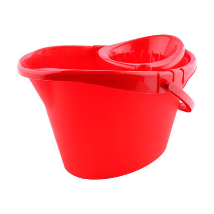 OVAL PLASTIC BUCKET WITH STRAINER 12L BRIO