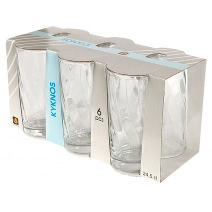 SOFT GLASS 245ML 6PCS YOI TWIST BRIO