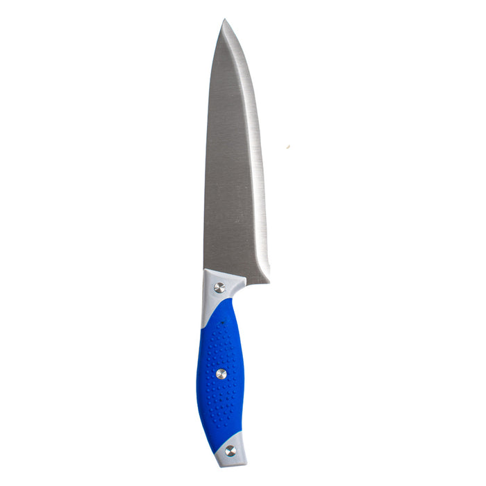 KITCHEN KNIFE WITH RUBBER HANDLE, 18CM BRIO
