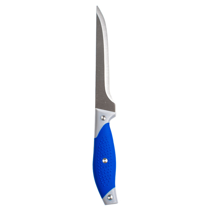 MEAT KNIFE WITH RUBBER HANDLE, 15CM BRIO