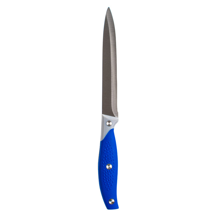 UNIVERSAL KNIFE WITH RUBBER HANDLE, 13CM BRIO