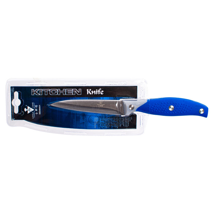FRUIT KNIFE WITH RUBBER HANDLE, 9.5CM BRIO