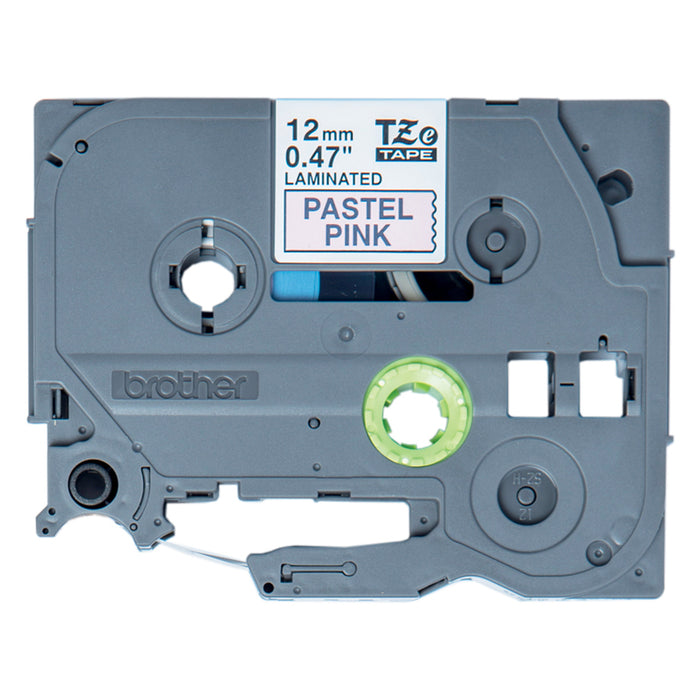 LAMINATED TAPE 12MM PINK 4M BROTHER TZE-MQE31