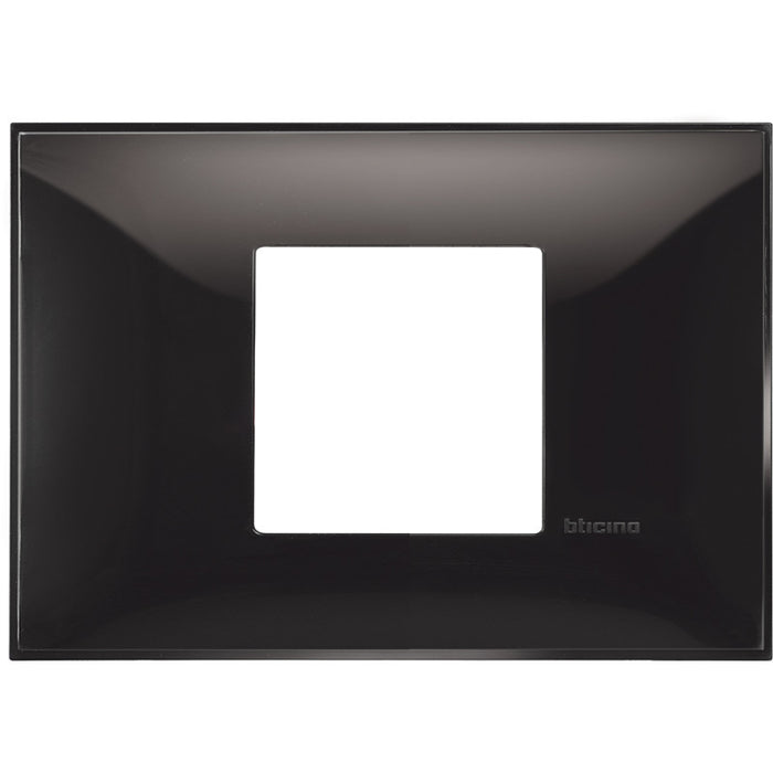 2-MODULE FRAME CLASSIA LEGRAND - BLACK