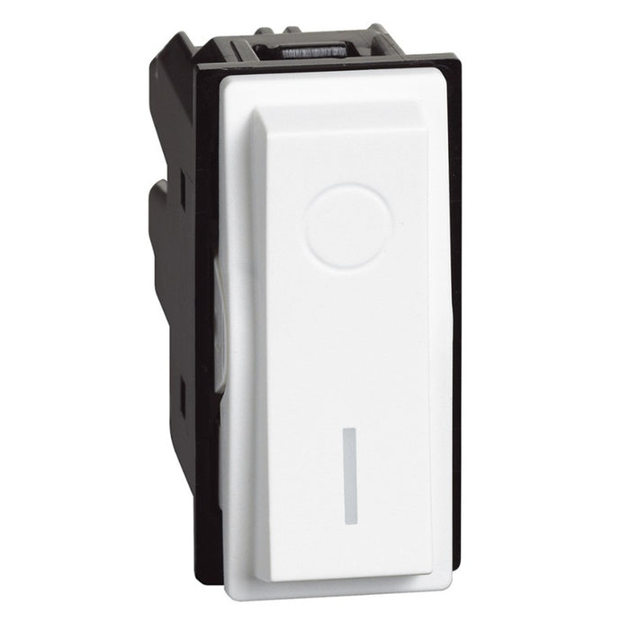 DOUBLE-POLE SINGLE-MODULE SWITCH 16A LN KW4002 LIVING NOW BITICINO - WHITE