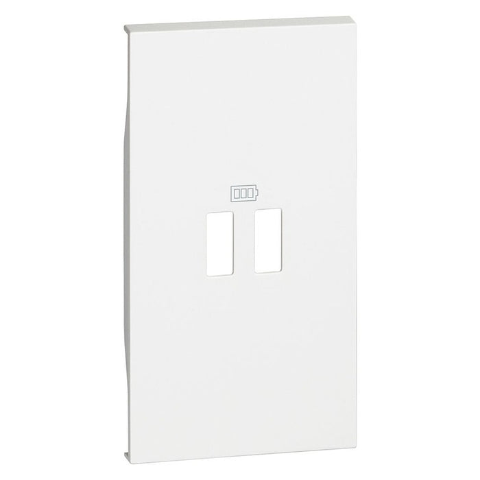 FACE PANEL USB 2M KW12C LIVING NOW BITICINO - WHITE