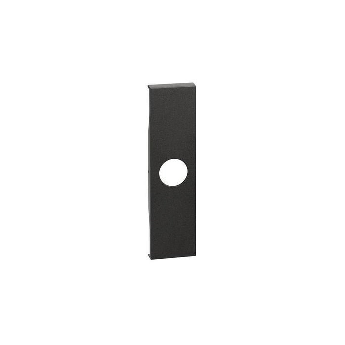 LIVING NOW LEGRAND SINGLE MODULE FRONT TV PANEL - BLACK