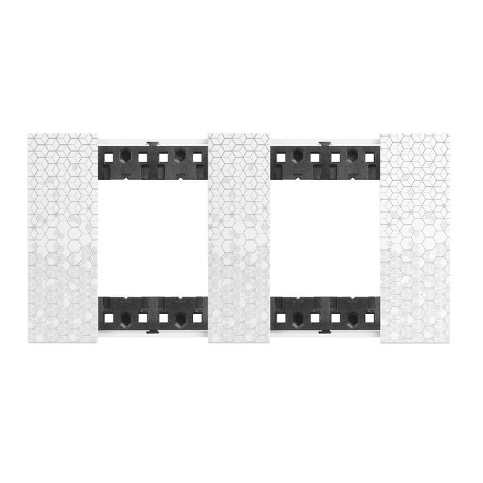 DOUBLE FRAME LN KA4802M2MW LIVING NOW BTICINO - PIXEL