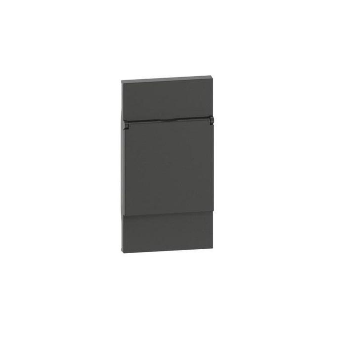 FACE PANEL SHUCO WITH COVER LIVING NOW LEGRAND - BLACK