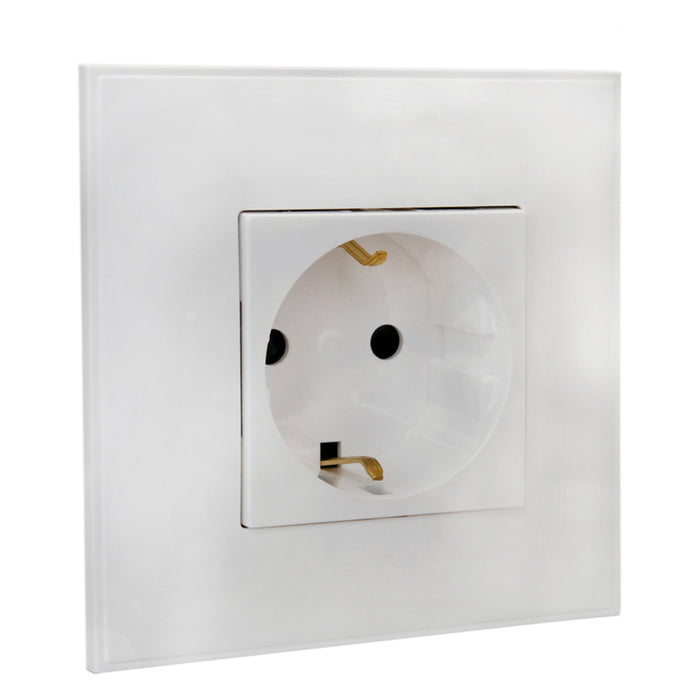 CONTACT SINGLE WITH FRAME WHITE BTICINO CLASSIA