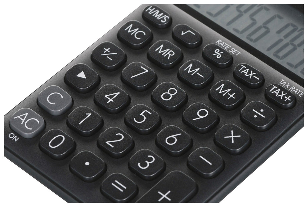 CASIO CALCULATOR POCKET SL-310UC-BK BLACK, 10 DIGIT DISPLAY