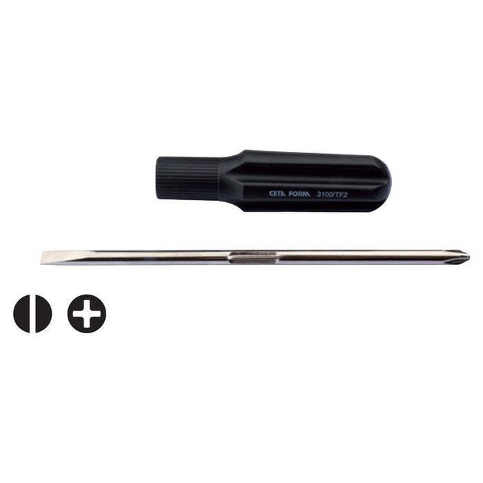COMBINATION SCREWDRIVER STRAIGHT AND CROSS CETA-FORM 3100/TF2