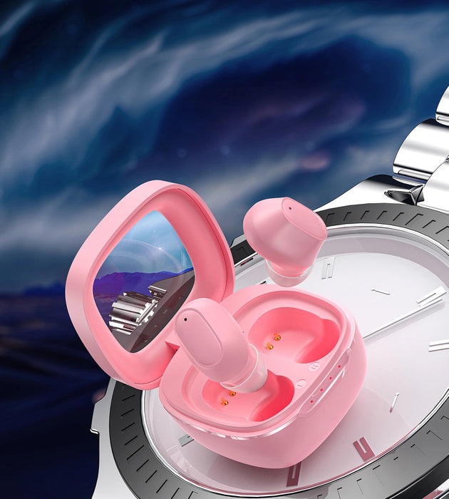 Choetech MEMS wireless TWS Bluetooth 5.3 headphones - pink