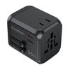 Choetech PD5008 travel charger, 3xUSB-A, 2xUSB-C, GaN, 35W, US/EU/UK/AU (black)