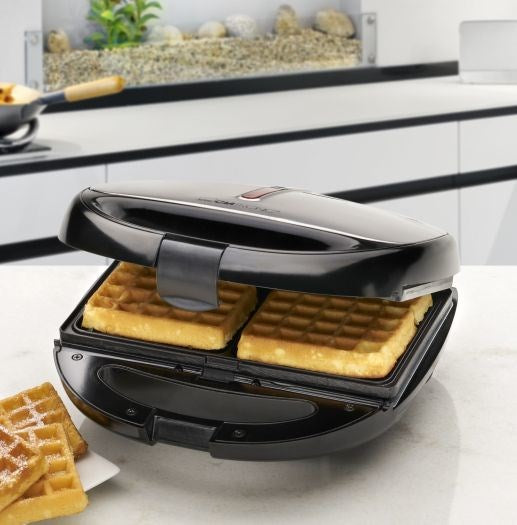 Clatronic ST/WA 3670 sandwich maker 800 W Black, Stainless steel