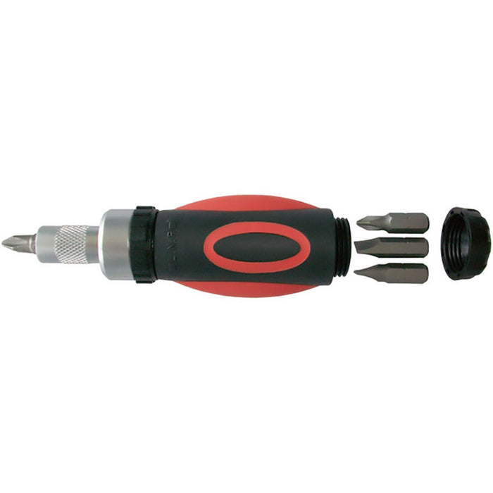 RATCHET SCREWDRIVER SET AND 4 CONNEX BITS