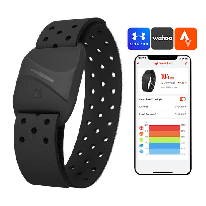 Armband Heart Rate Monitor Coospo HW807 compatibile with Strava , wahooo, mapmyfitness etc.