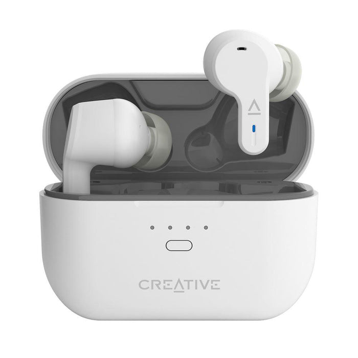 Bluetooth headphones-plugs Creative Zen Air Pro - White, ANC
