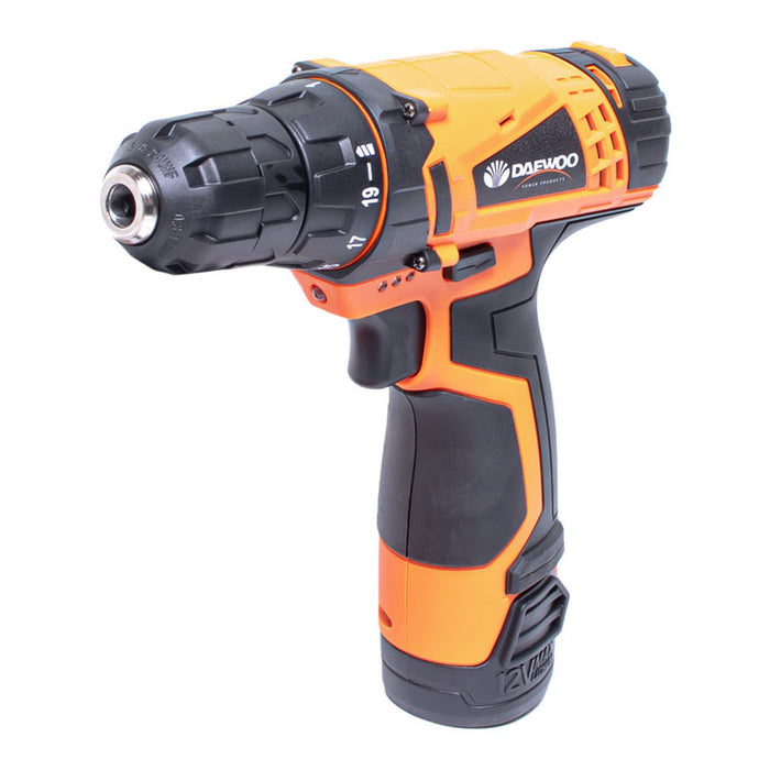 DAEWOO DALD1210 CORDLESS DRILL 12 V, 18.00 nm, NUMBER OF BATTERIES 1, 1.30 Ah