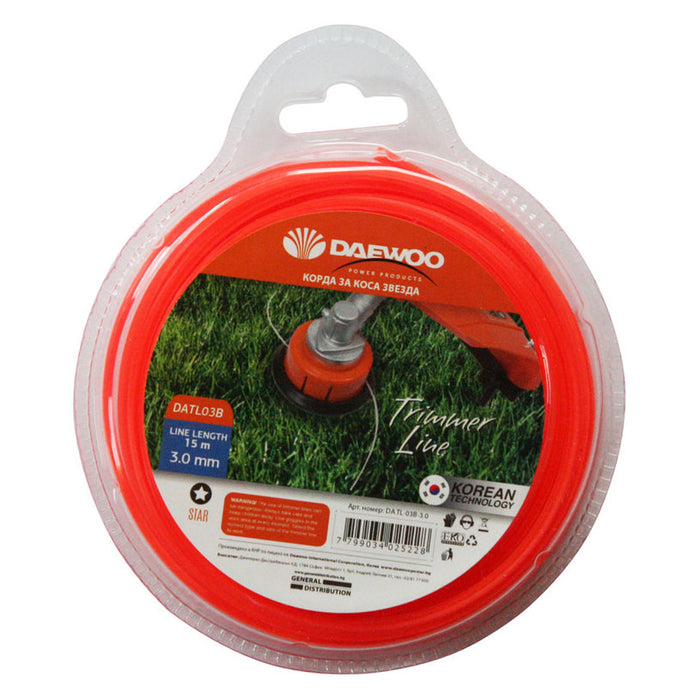 CORD FOR TRIMMER PROFILE STAR DAEWOO 3 MM 15 M