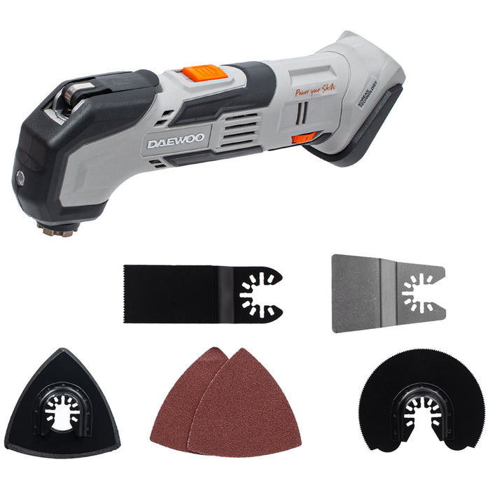 BATTERY MULTIFUNCTIONAL TOOL DAEWOO DALMT18-1 SOLO 18 V, WITHOUT BATTERY AND CHARGER