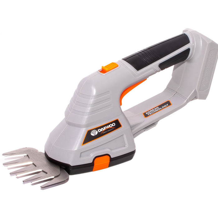 BATTERY LAWN SHEAR DAEWOO DALGS18-1 20 V, WORKING WIDTH WITH SHRUB BLADE 200 mm, WORKING WIDTH WITH GRASS BLADE 100 mm