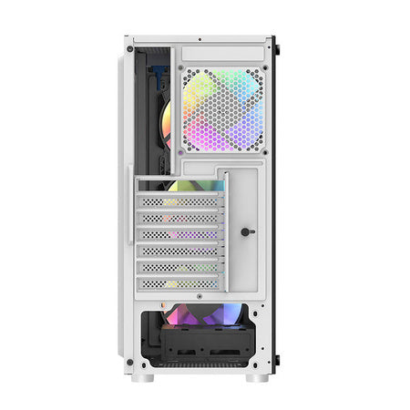 Darkflash DK151 LED computer case (white) + 3 RGB fans