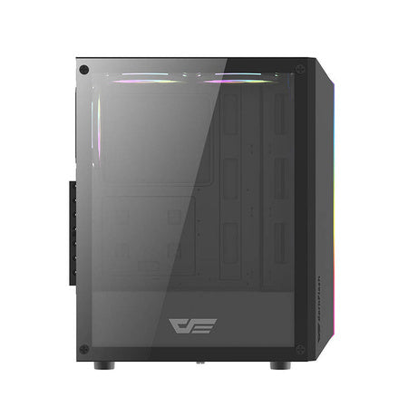 Darkflash DK151 LED computer case (black) + 3 RGB fans