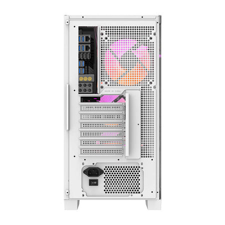 Darkflash DRX70 MESH computer case (white) + 4 RGB fans