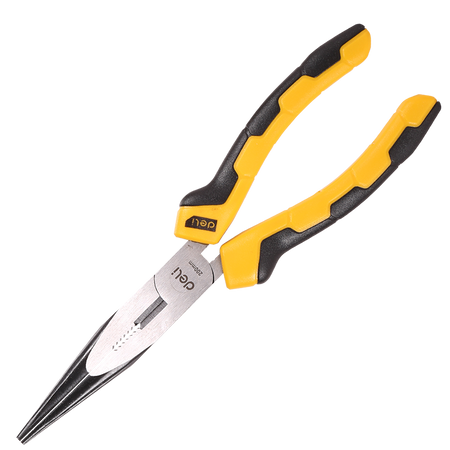 Long Nose Pliers 8" Deli Tools EDL2108 (yellow)