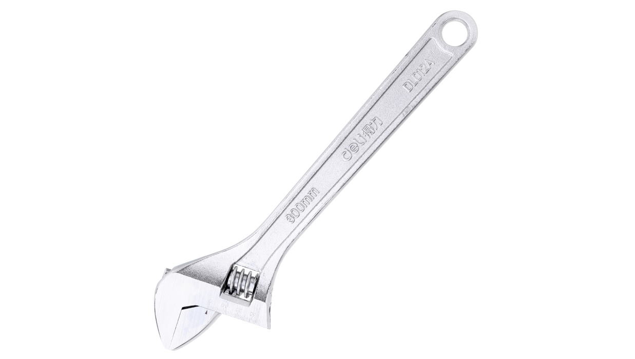 Adjustable Spanner 12" Deli Tools EDL012A (silver)
