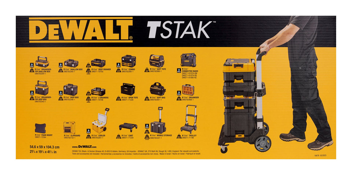 DeWALT DWST1-71196 hand truck Metal, Plastic Flatbed trolley