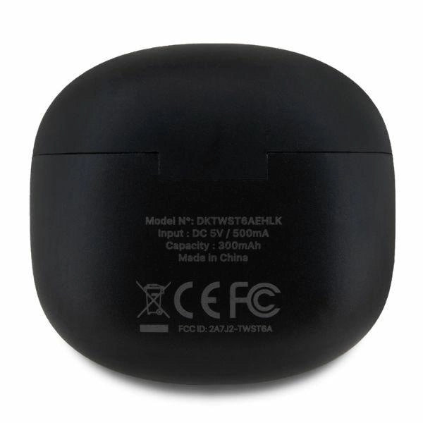 DKNY TWS BT Satiny Finish Headphones - Black