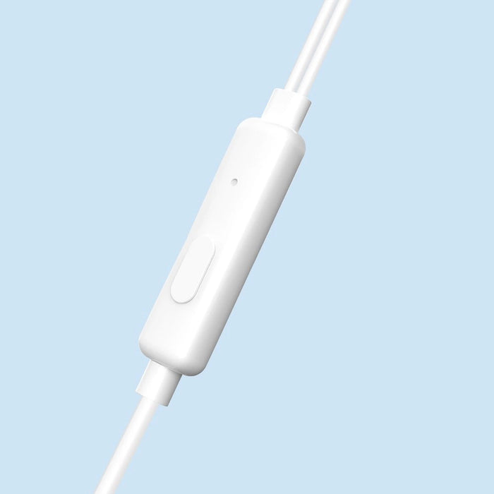 Dudao in-ear wired mini jack 3.5mm headset white (X10S white)