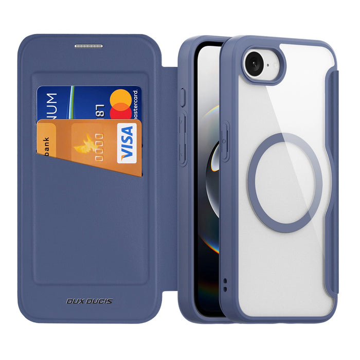 Dux Ducis Skin X Pro Case with MagSafe for iPhone 16e - Blue