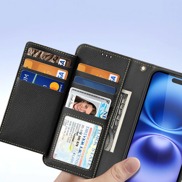 Dux Ducis Lawa Leather Case for iPhone 16 - Black