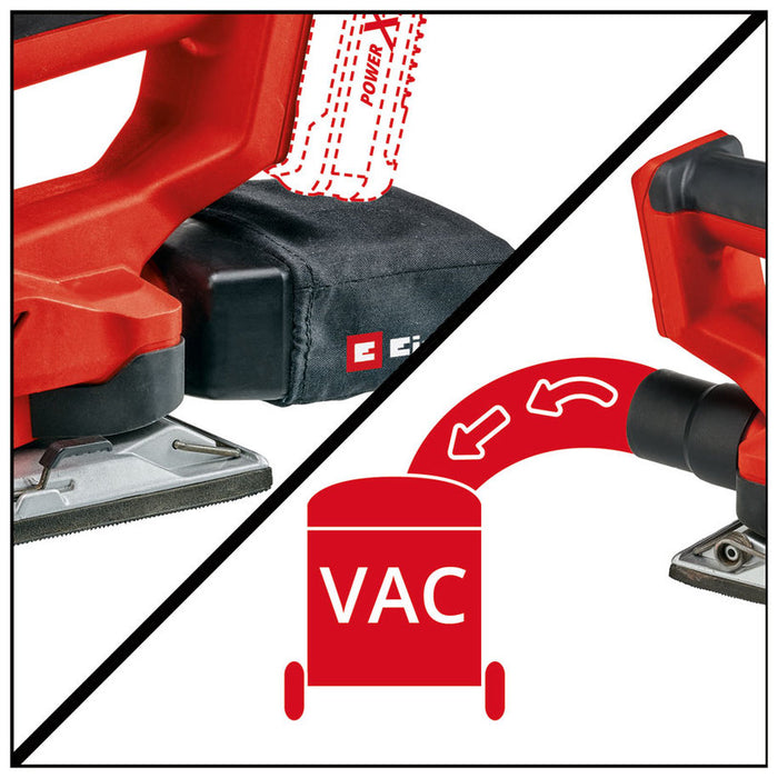 EINHELL TE-OS 18/230 PXC 18 V CORDLESS VIBRATOR, WITHOUT BATTERY AND CHARGER