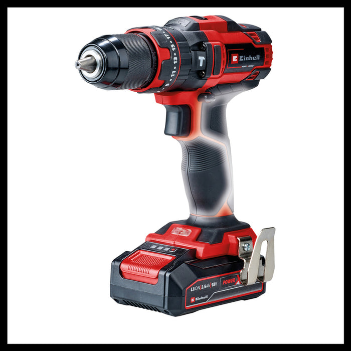 CORDLESS IMPACT DRILL EINHELL TE-CD 18/44 Li 18 V, 44.00 nm, 2.50 Ah