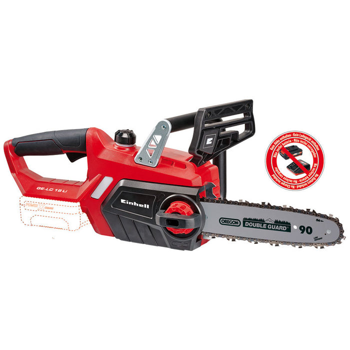 BATTERY CHAINSAW EINHELL GE-LC 18/25 LI 18 V, WITHOUT BATTERY AND CHARGER, BAR LENGTH 25.00 cm